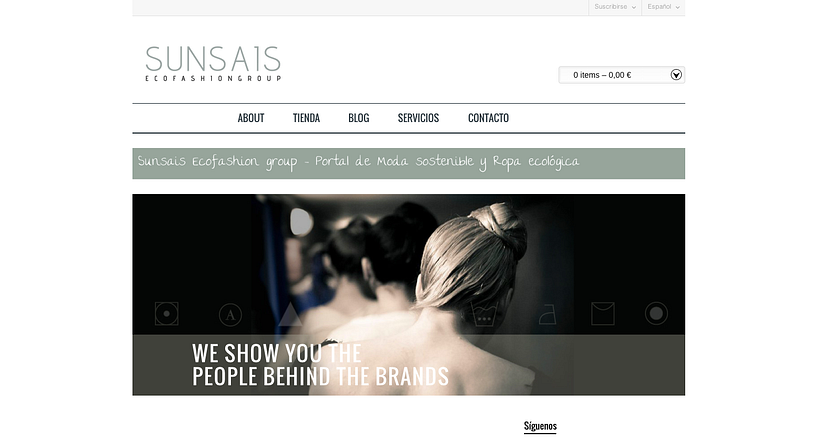 Sunsais Ecofashiongroup. Identidad visual. 1
