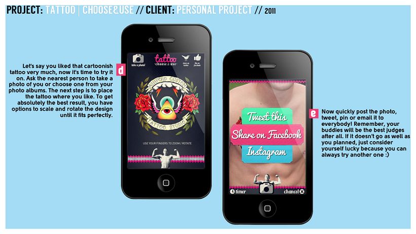 Tattoo - Choose & Use // Mobile App 0