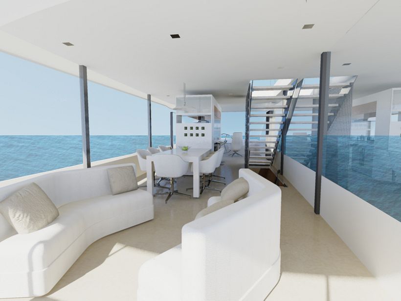 Vivienda en un Barco - 3D