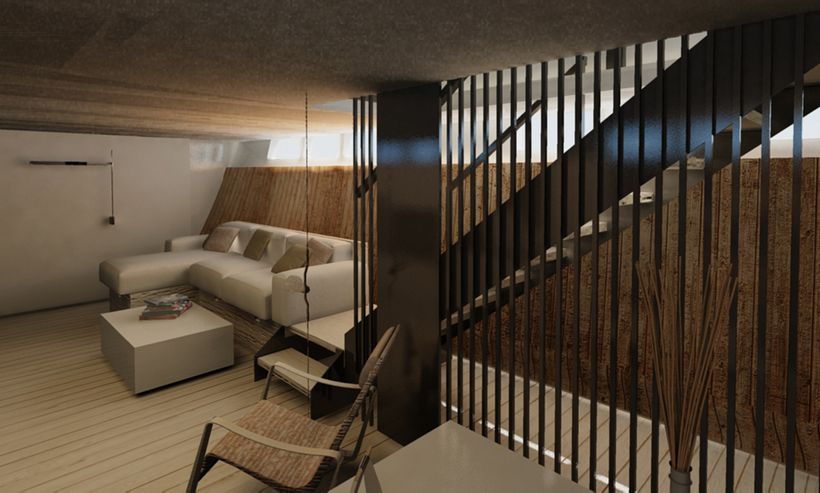 Vivienda en un Barco - 3D