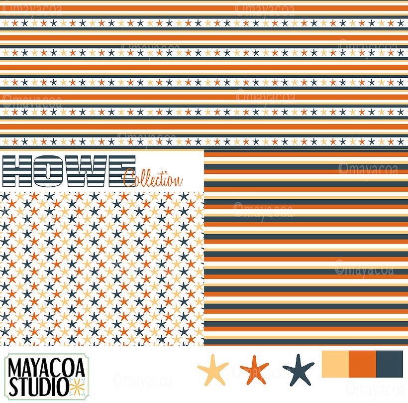 Howe Collection (estampado textil y de superficie) -1