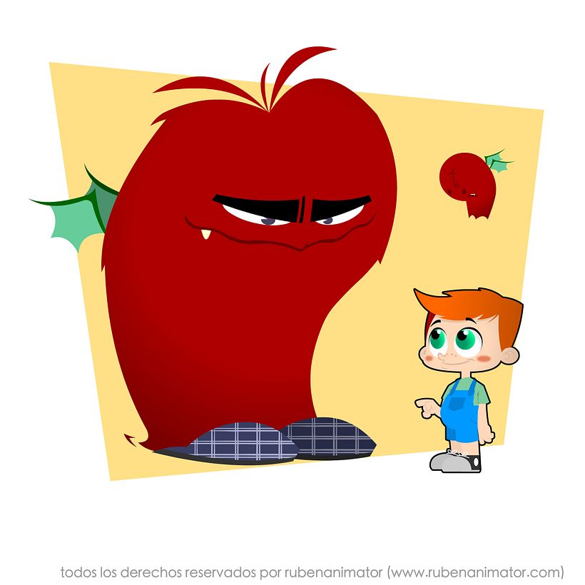 Diseño de personajes descartados. 5