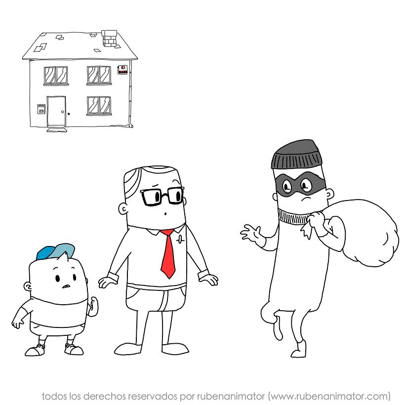 Diseño de personajes descartados. 9