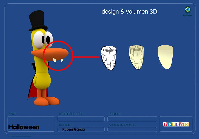 Pocoyó Halloween (Making off) 6