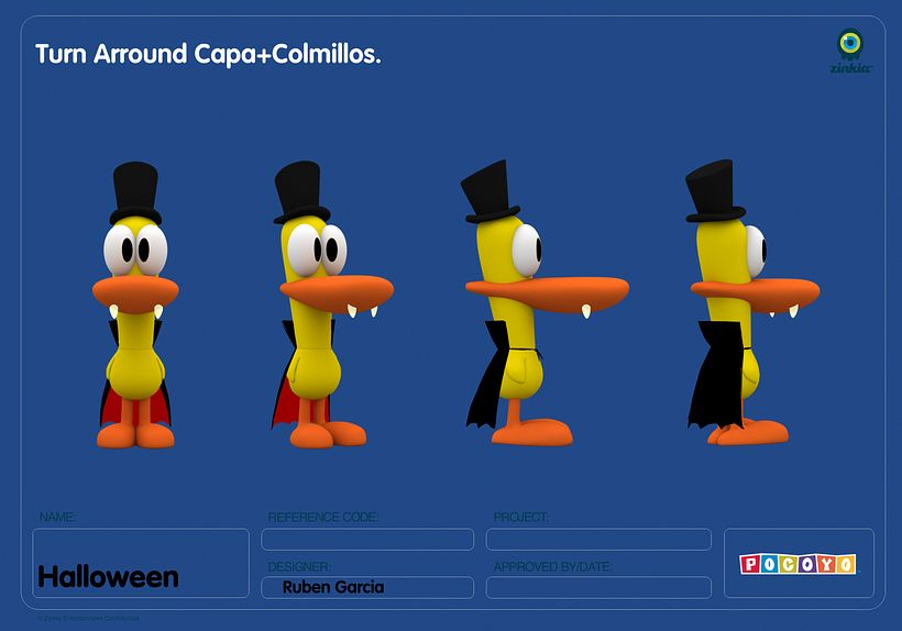 Pocoyó Halloween (Making off) 8