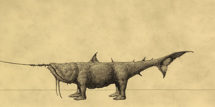 "Leyendario Criaturas de Agua" Un álbum ilustrado 8