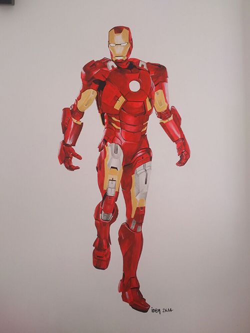 MURAL IRON MAN : MARK VII  7