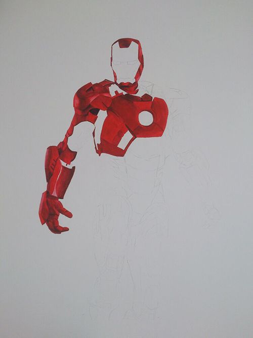 MURAL IRON MAN : MARK VII  0
