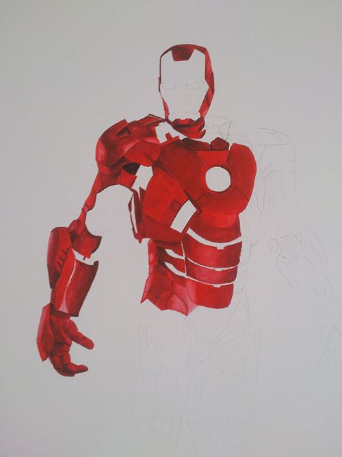 MURAL IRON MAN : MARK VII  1