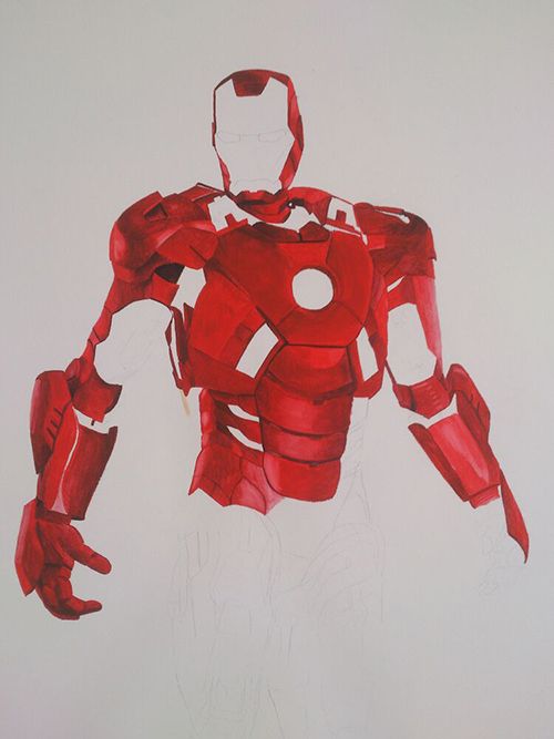 MURAL IRON MAN : MARK VII  2