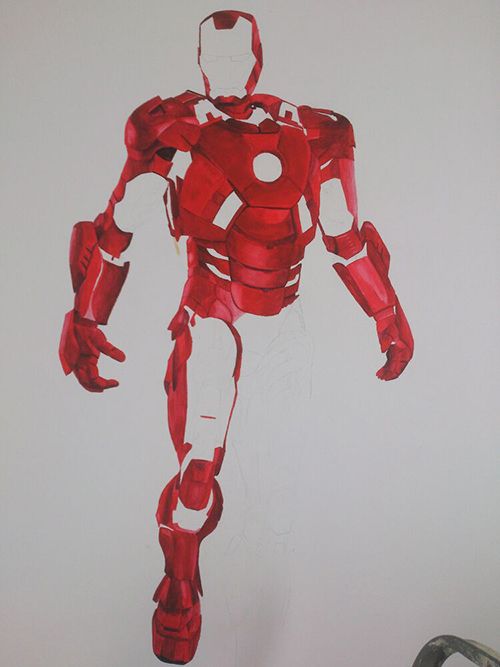 MURAL IRON MAN : MARK VII  3