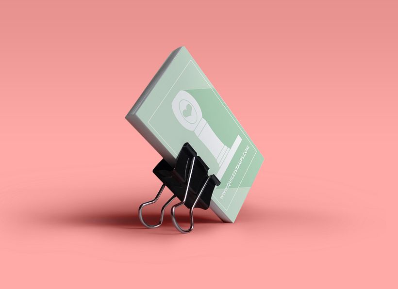 Diseño de Tarjetas Quilez Stamps 0