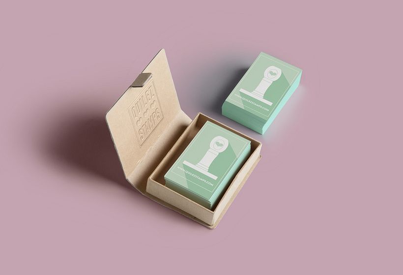 Diseño de Tarjetas Quilez Stamps 1