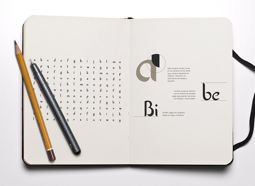 Typography "Alba" 0