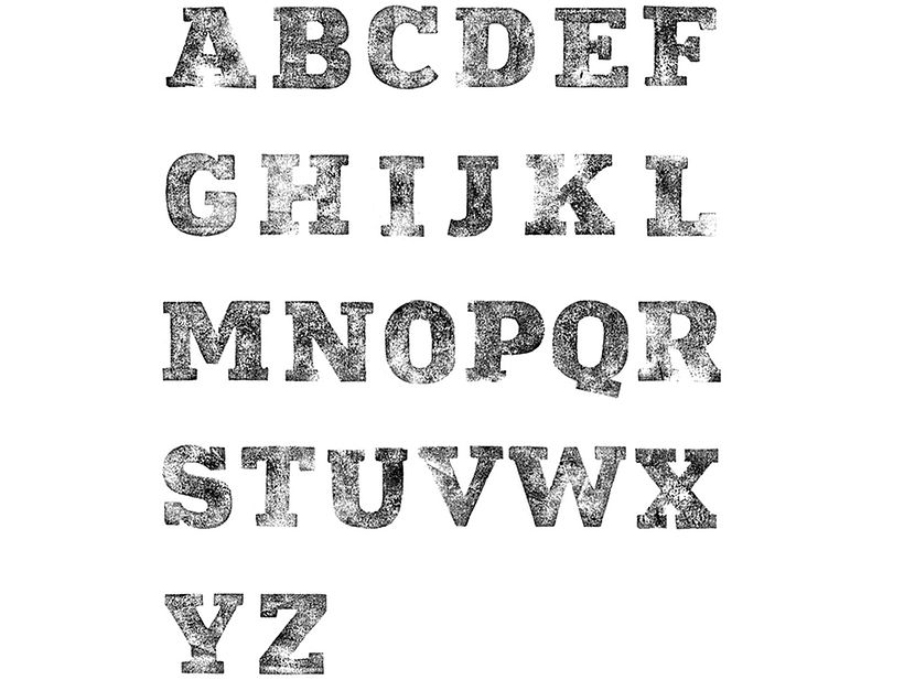 Not so popular font 10