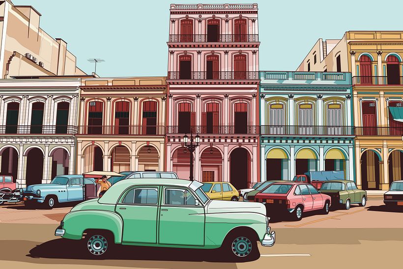 América en vector 1