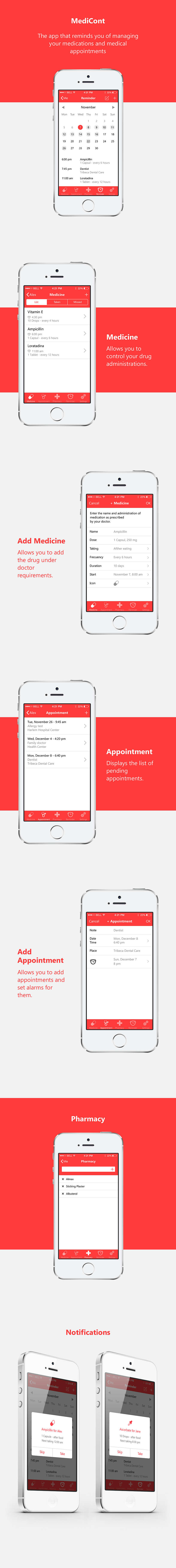MediCont: la app que te recuerda tomar los medicamentos. 0