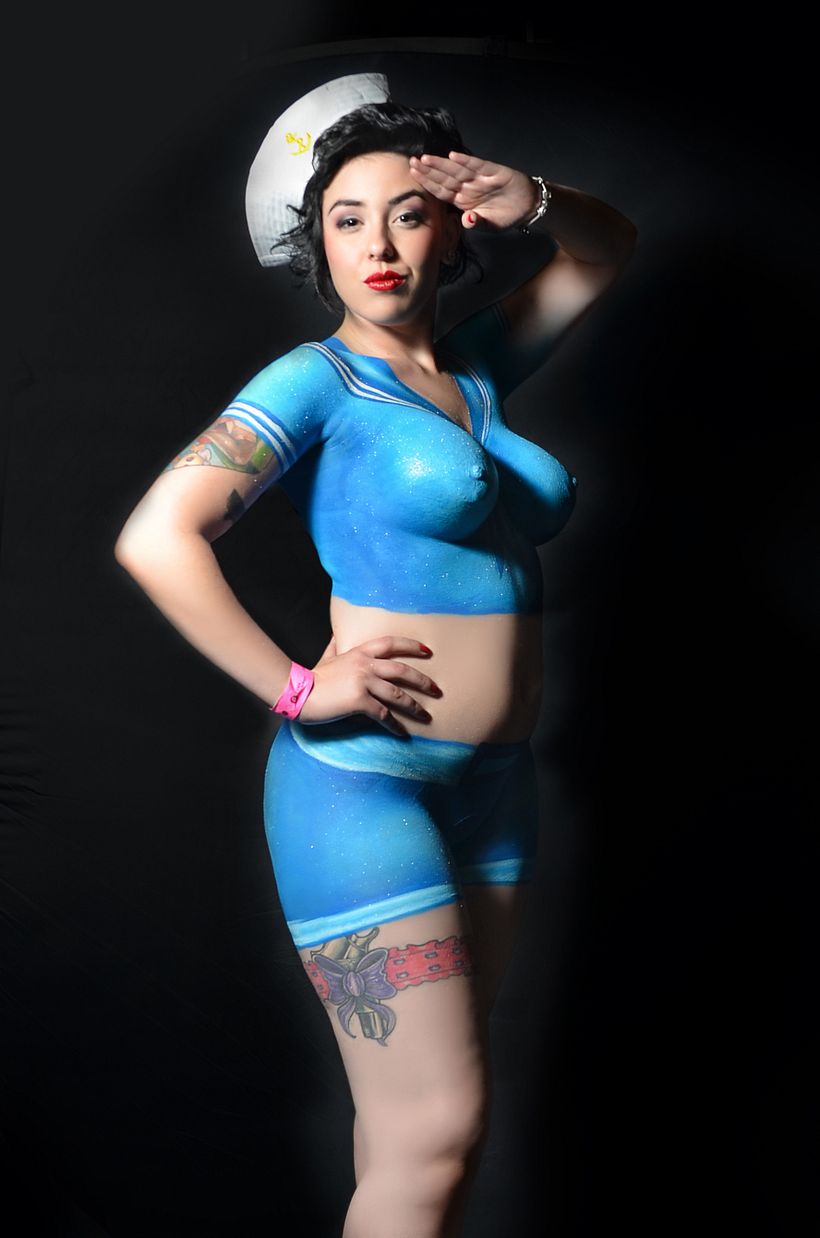 Retratos  de bodypaint 1