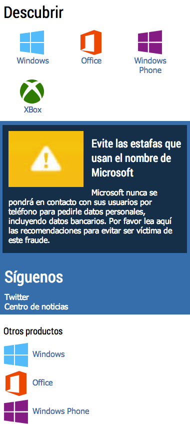 Proyecto reproducción portada web Microsoft  5