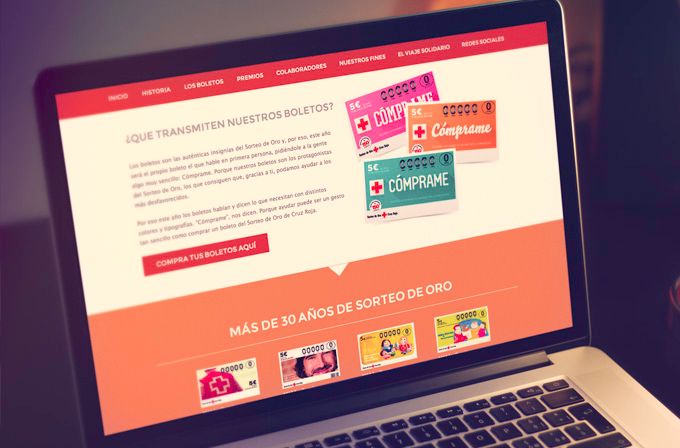 Campaña Cruz Roja - Sorteo de Oro'14 - Desain