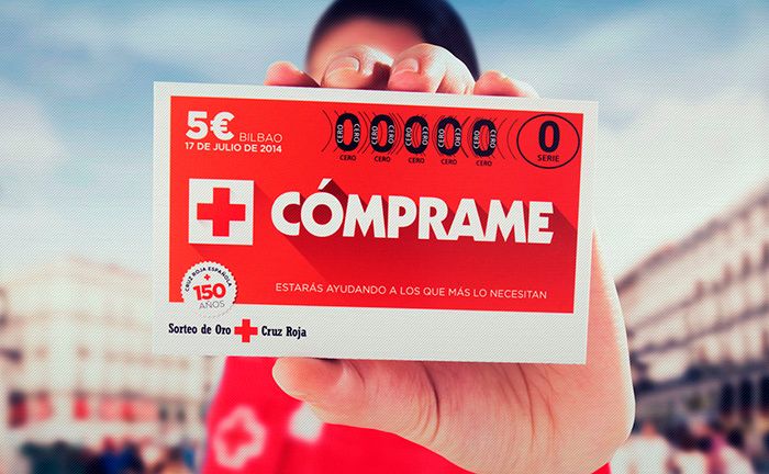 Campaña Cruz Roja - Sorteo de Oro'14 - Desain