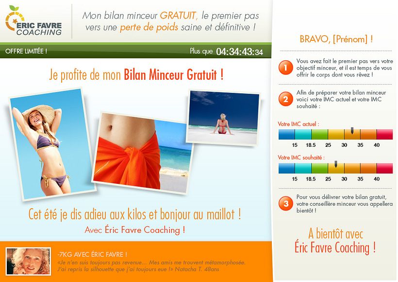 Design et Intégration de landing page pour Eric Favre Coaching -1