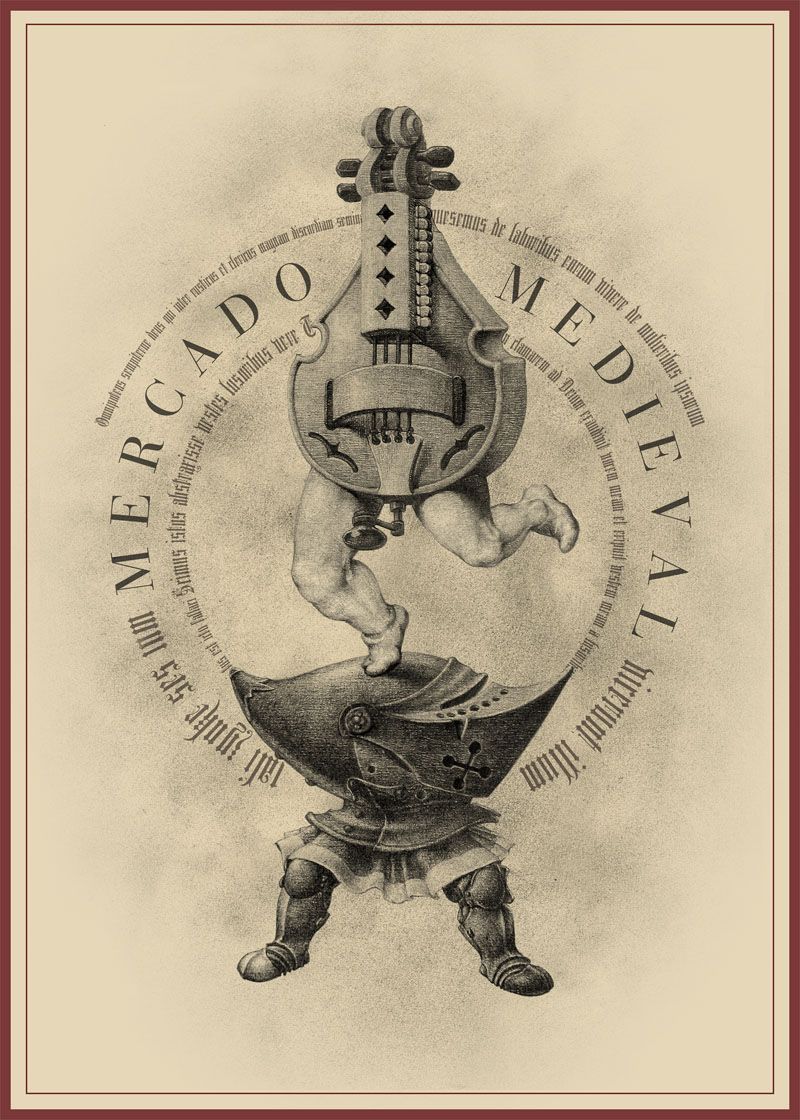 Carteles de Teatro y Mercado Medieval 0