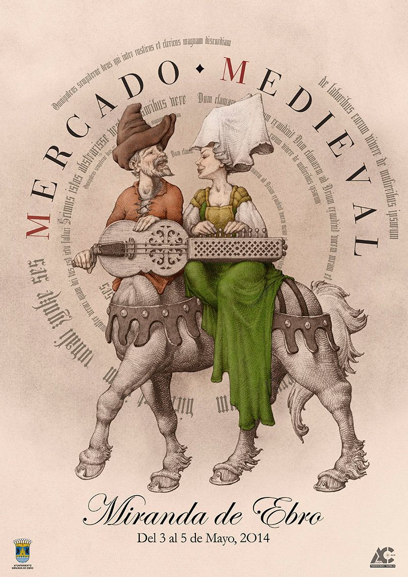 Carteles de Teatro y Mercado Medieval 2