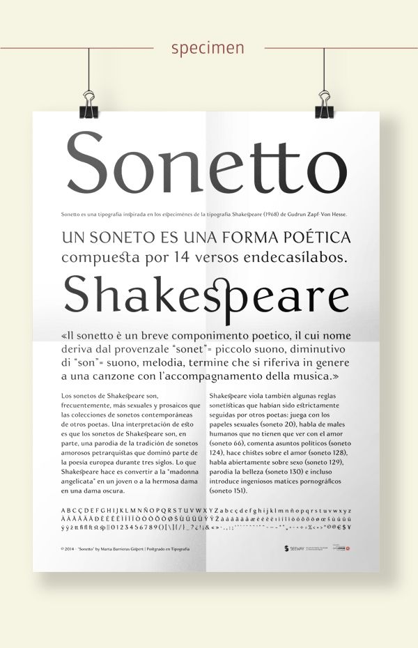 Sonetto | Font 5
