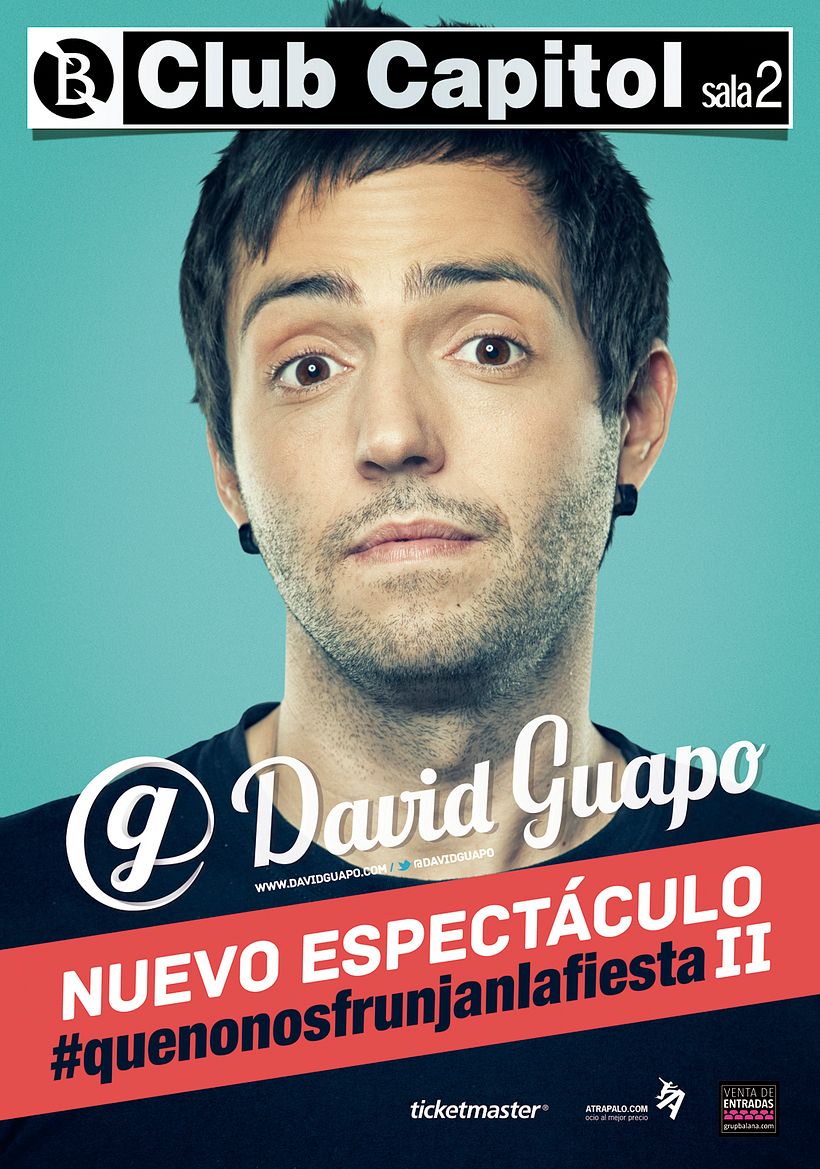 Cartel espectáculo David Guapo -1