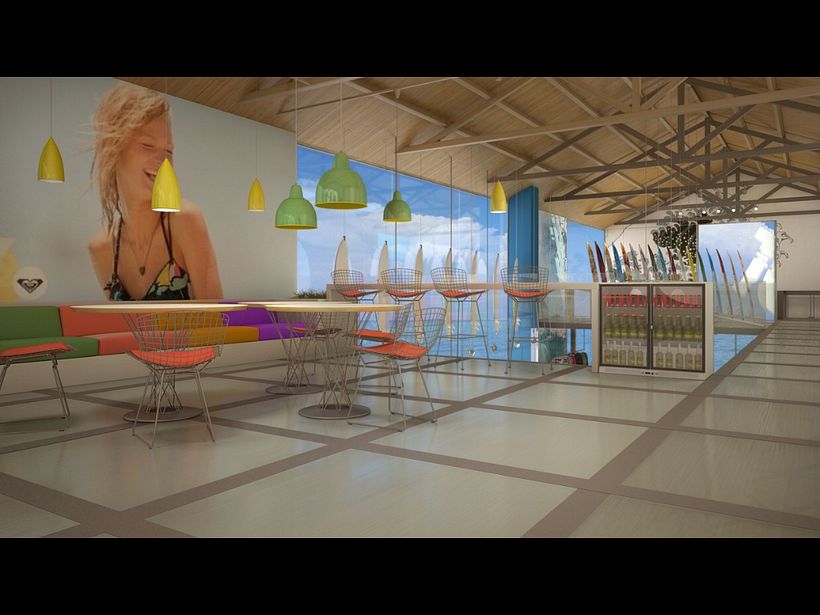 Spot surf shop - Desain Industri