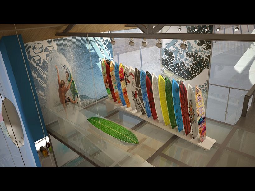 Spot surf shop - Desain Industri