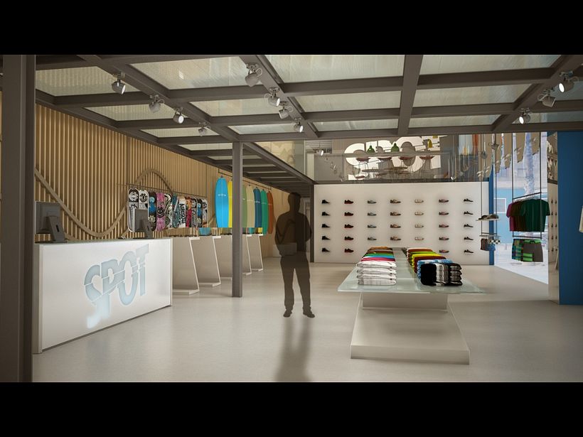 Spot surf shop - Desain Industri
