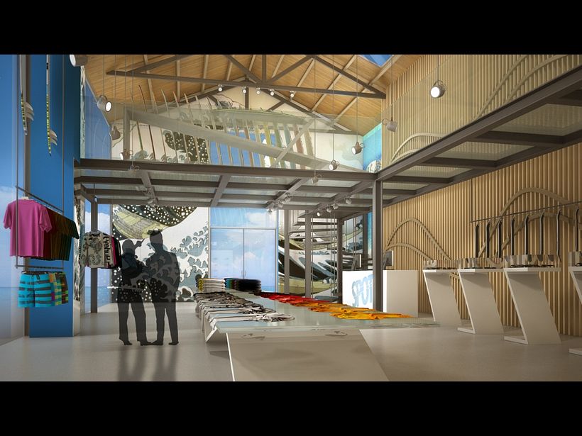 Spot surf shop - Desain Industri