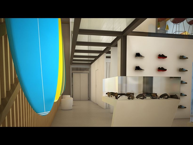 Spot surf shop - Desain Industri
