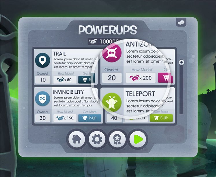 Bugsted. Game Interface 2