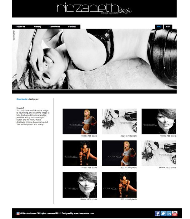 Oficial web (Riczabeth Actress) 2