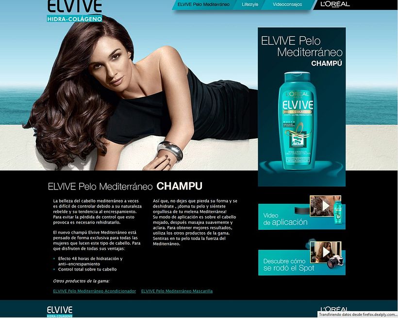Poryecto Minisite L´oreal Paris 0