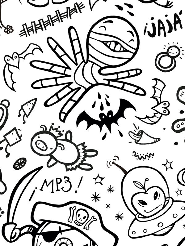 "Crazy Pop" Pattern Design 1