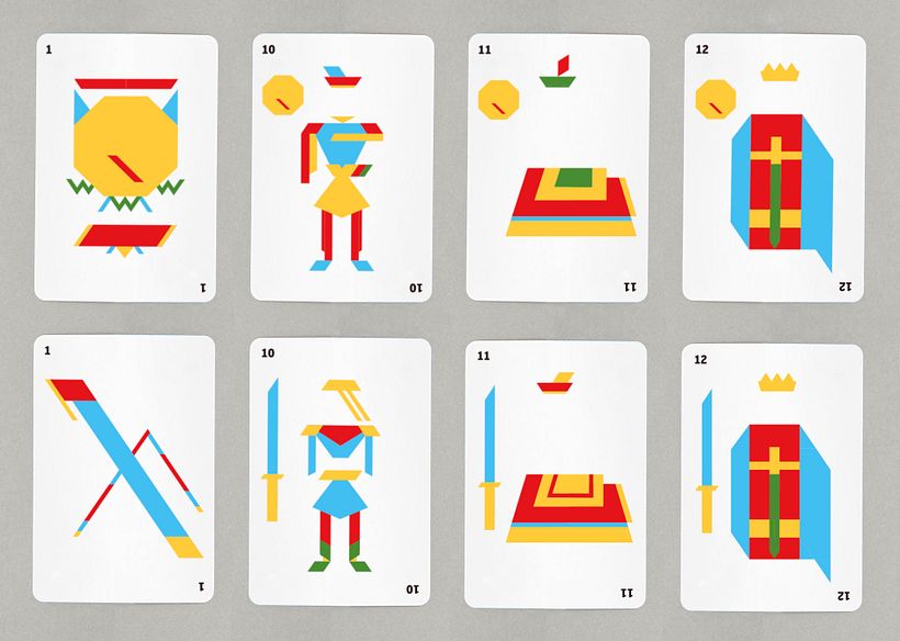 Baraja de cartas minimalista 4