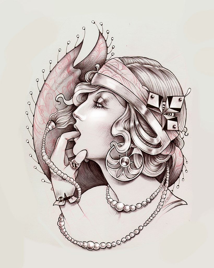 Tattoo design.2 4