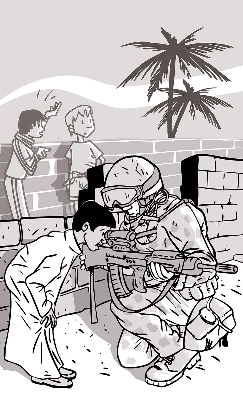 Segrest a Bagdad - Illustrazione tradizionale