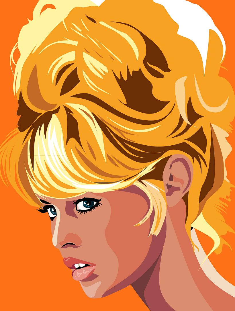 Retratos con vectores 5