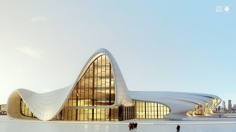 Heydar Aliyev based on Zahaa Hadid´s Building 0