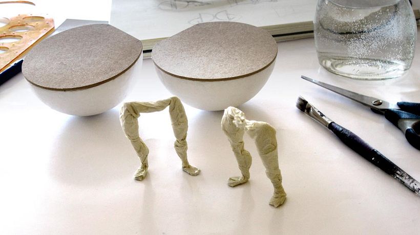 “Les enfants du cartographe” Un diorama para un regalo de boda 12