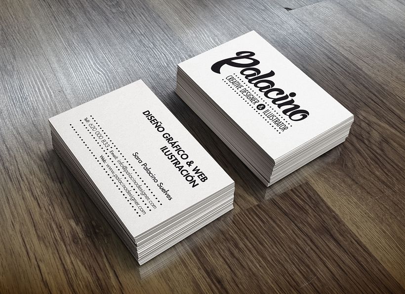Logo and Business Cards to Palacino Creative Designer 2