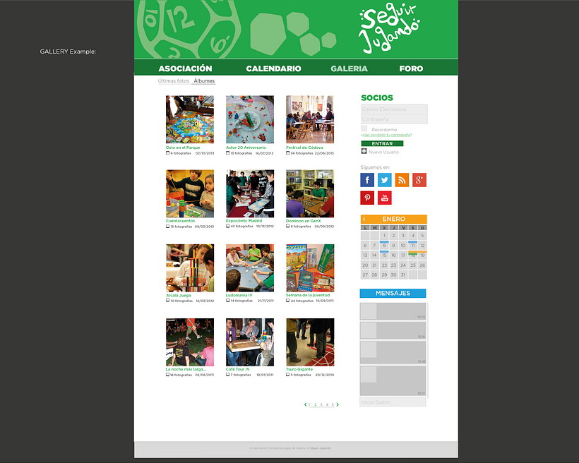 Seguir Jugando Website 1