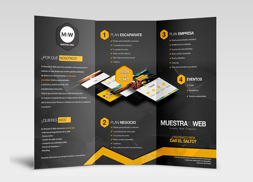Tríptico Muestra tu Web 2