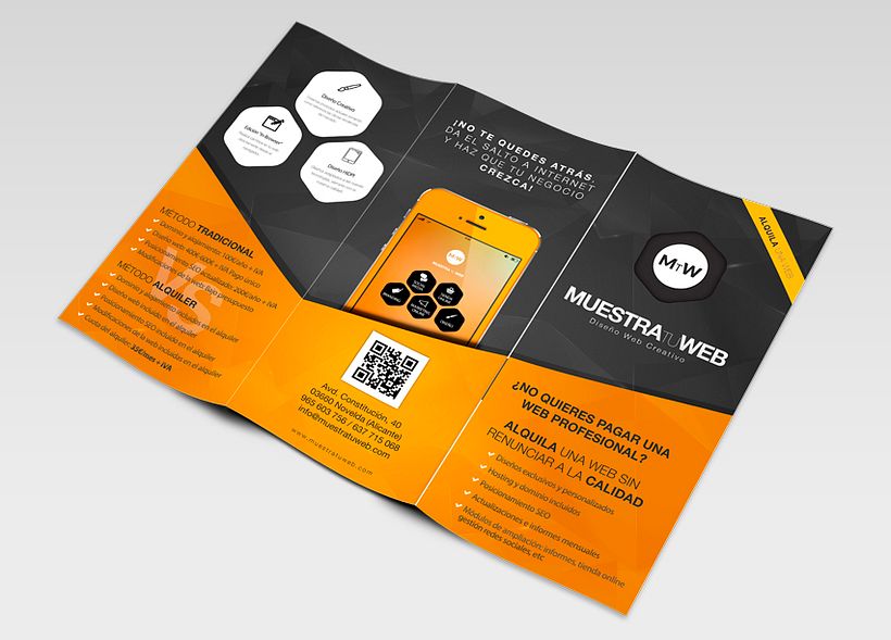 Tríptico Muestra tu Web 3