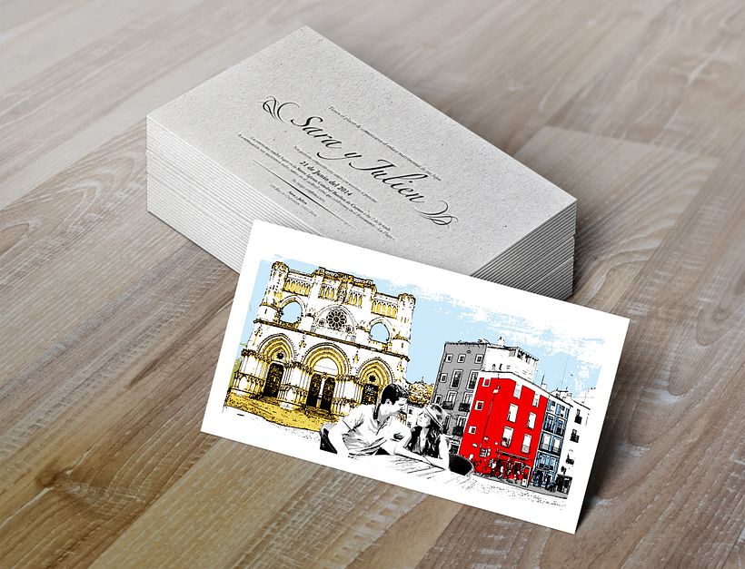 Invitación de Boda "Sara y Julien" -1